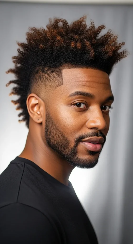 Curly-Afro-Mohawk