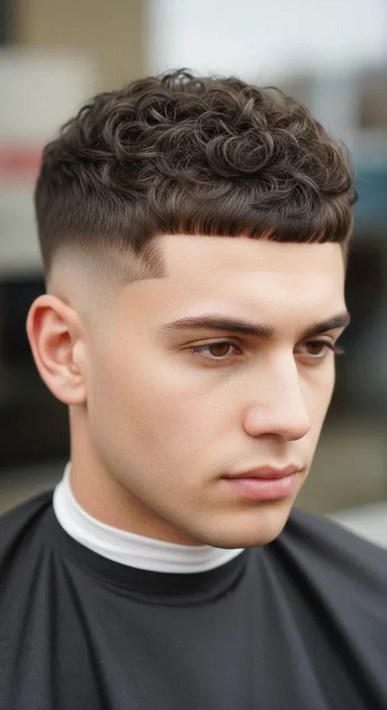 Best Hairstyles for Curly Hair: 10 Beautiful Looks That Celebrate Your Natural Texture 6 Curly-Caesar-Cut