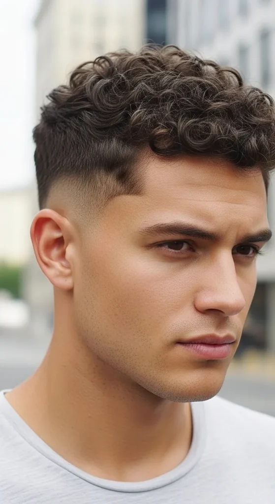 Best Hairstyles for Curly Hair: 10 Beautiful Looks That Celebrate Your Natural Texture 9 Curly-Crew-Cut