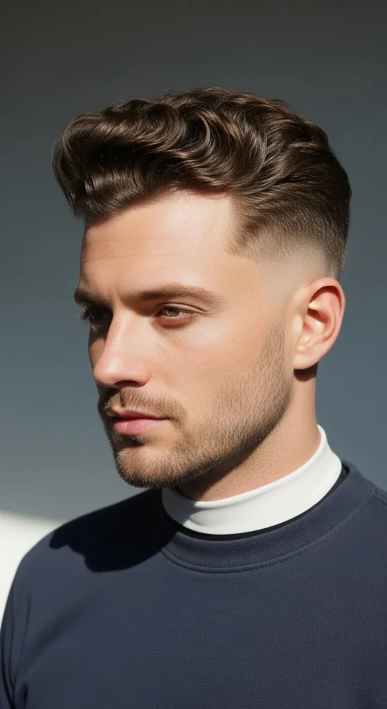 Curly-Pompadour-Fade