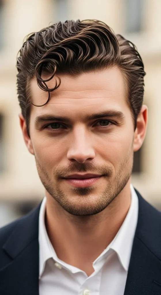 curly-slick-back
