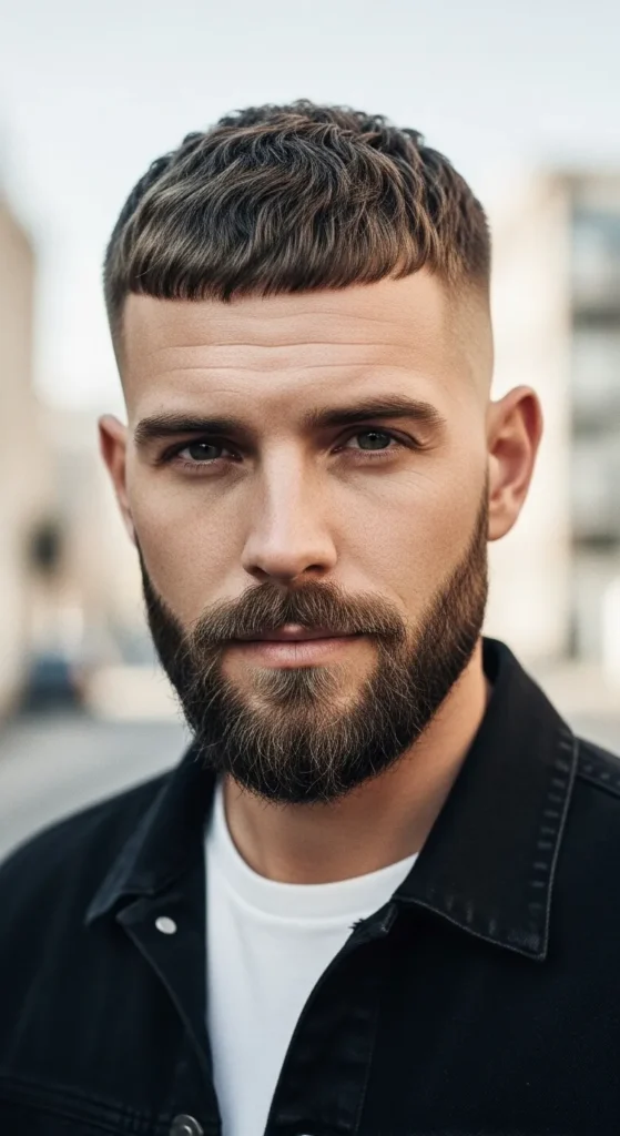 french-crop-fade-with-beard