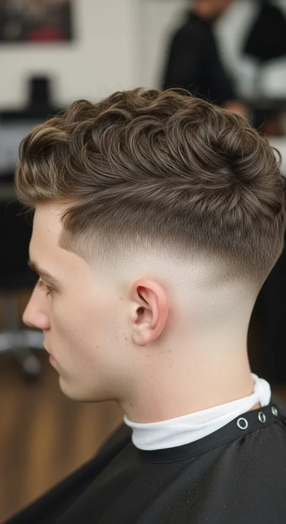 Layered-Curly-Fade