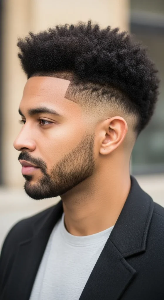 Short-Afro-with-Shaved-Sides