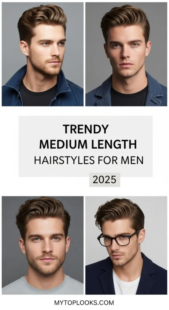 Hairstyles for Thick Hair: Best Cuts, Styling Tips, and Easy Care Ideas 6 TRENDY-Medium-Length-Hairstyles-for-Men-2025-_-Classic-Side-Part-Haircuts-Modern-Quiff-Styles