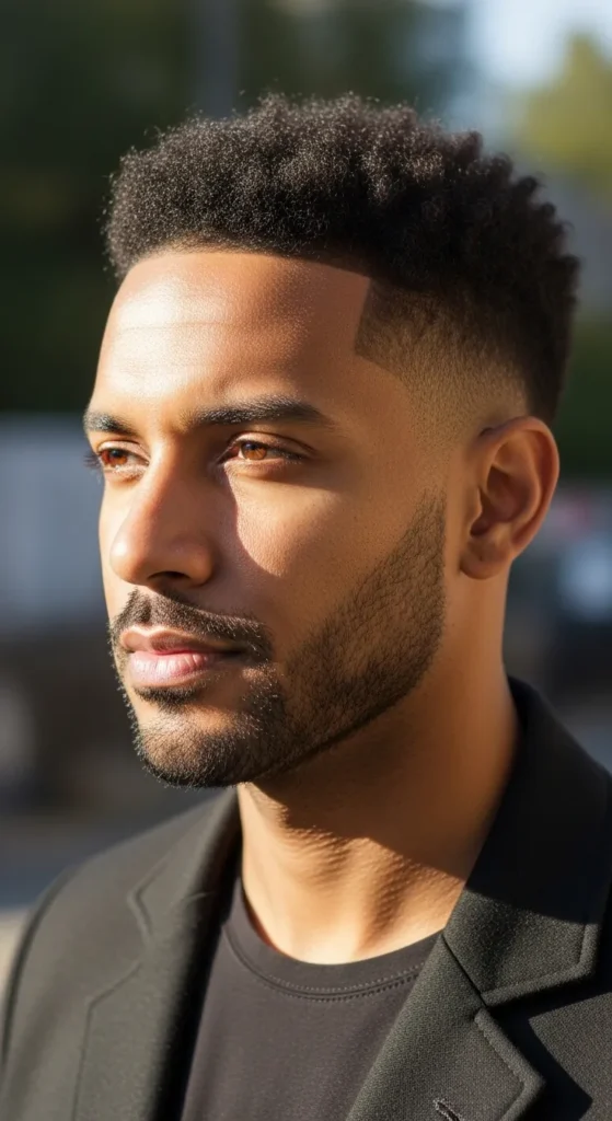 Tapered-Afro-Fade