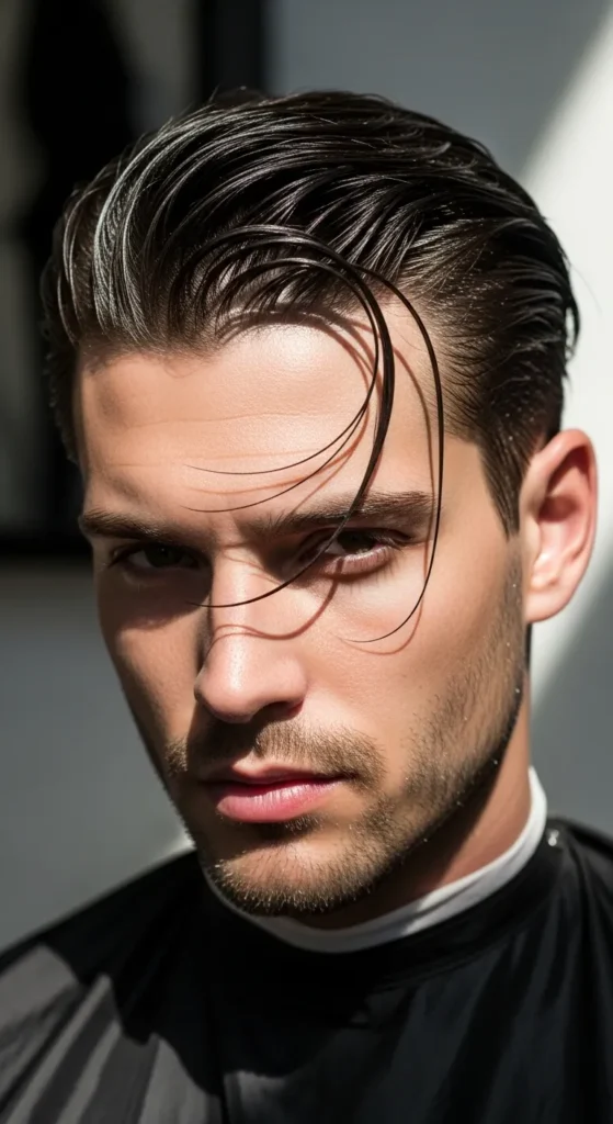 wet-look-slick-back