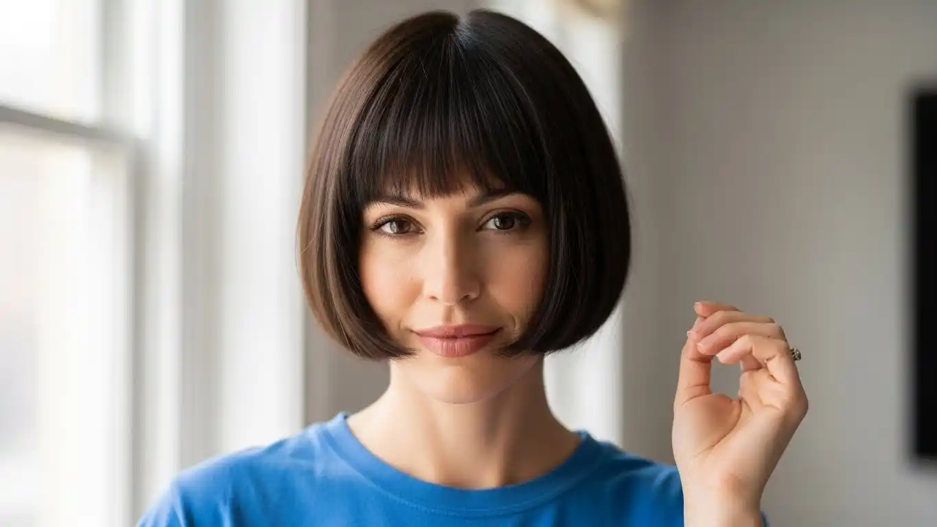 blunt-cut-hairstyle