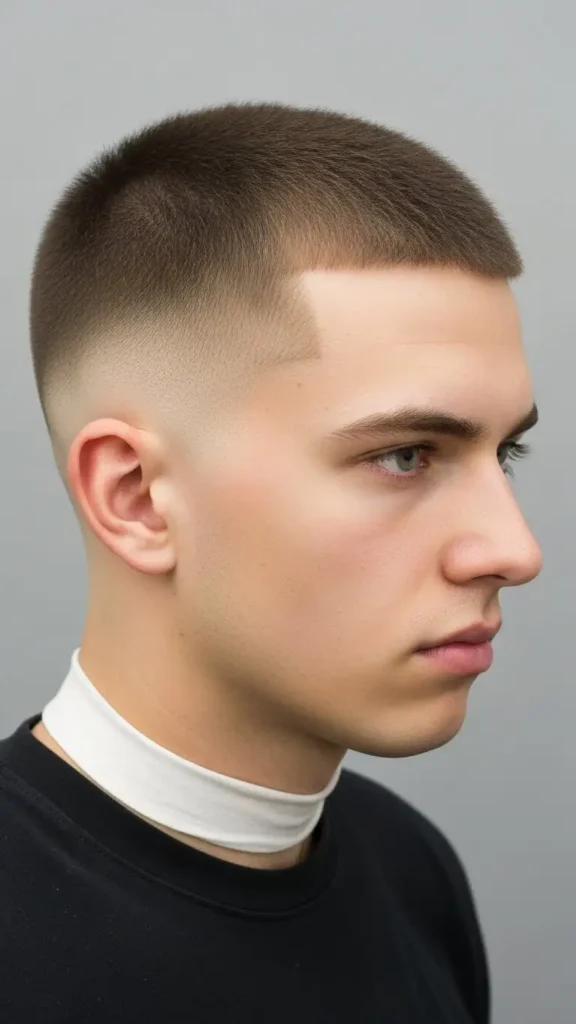 Buzz-Cut-with-Subtle-Fade