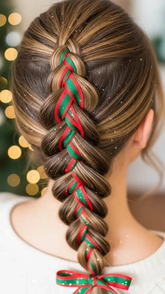 double-baby-braids-with-thin-ribbon
