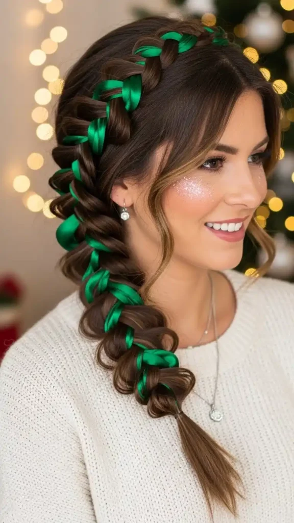 low-side-braid-with-satin-green-ribbon