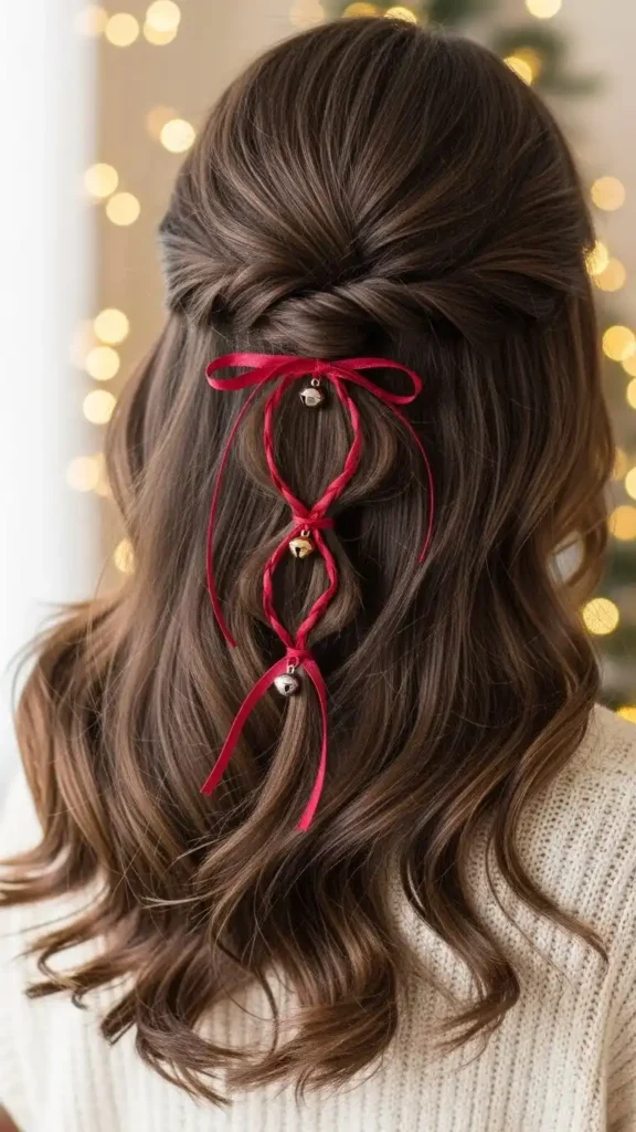 twisted-half-up-with-ribbon-tie