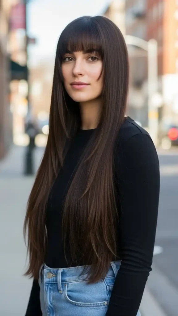 blunt-bangs-with-long-length