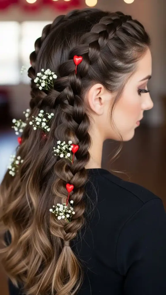 15 Feminine Valentine’s Day Hairstyles for Every Occasion 14 double-dutch-braids