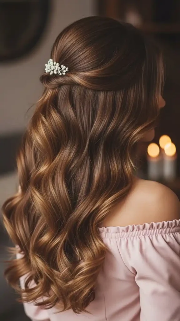 15 Feminine Valentine’s Day Hairstyles for Every Occasion 2 loose-romantic-waves