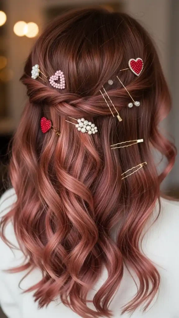 messy-waves-with-hair-clips
