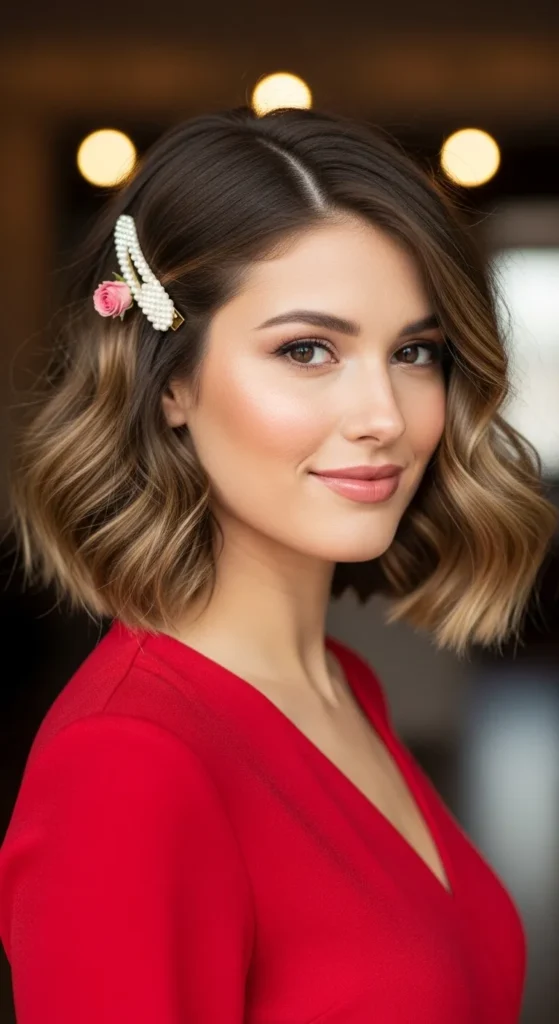 15 Valentine Hairstyles for Short Hair That Look Romantic and Chic 2 soft-romantic-waves