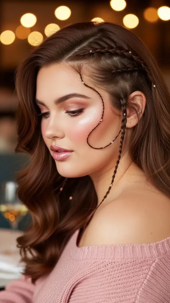 17 Gorgeous Valentine Date Night Hairstyle for Women to Try for a Romantic Look 18 baby-face-framing-braids