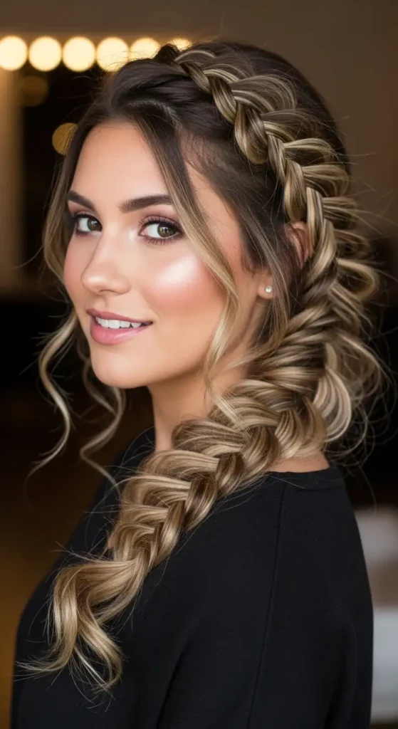 17 Quick Valentine’s Hairstyles for Women That Feel Effortless 17 cascading-waterfall-braid-2