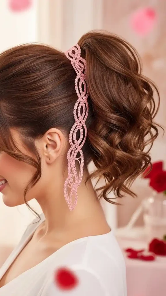 18 Romantic Valentines Day Hairstyles for an Elegant Date Look 7 classic-high-ponytail-romantic-valentines-day-hairstyles