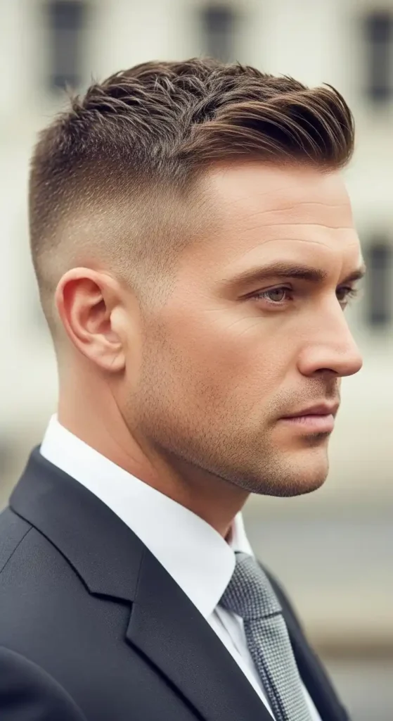 15+ Top Business Haircuts for Men That Look Polished and Smart 7 executive-crew-cut
