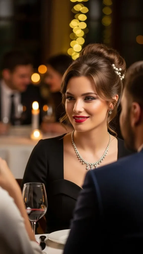 17 Gorgeous Valentine Date Night Hairstyle for Women to Try for a Romantic Look 15 french-twist
