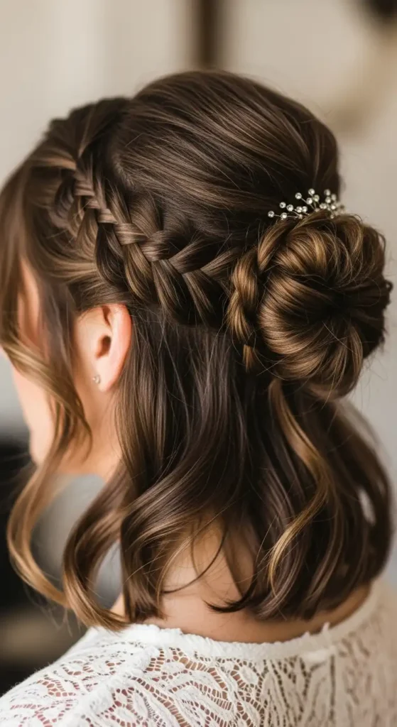 half-up-braided-bun