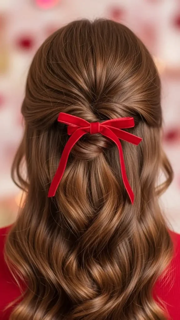 half-up-twist-with-bow