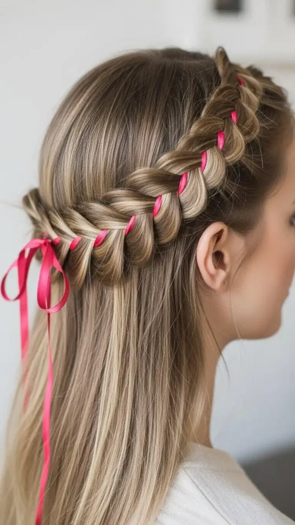 halo-braid-with-ribbon