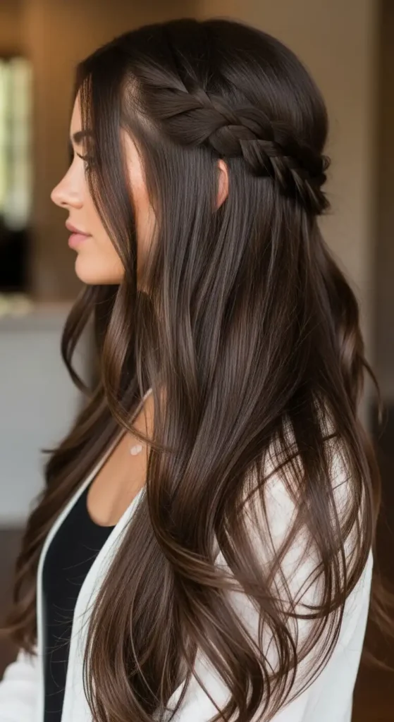 long-glossy-straight-hair-with-side-braid