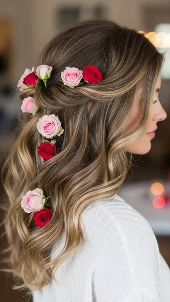 18 Romantic Valentines Day Hairstyles for an Elegant Date Look 11 loose-beach-waves-romantic-valentines-day-hairstyles