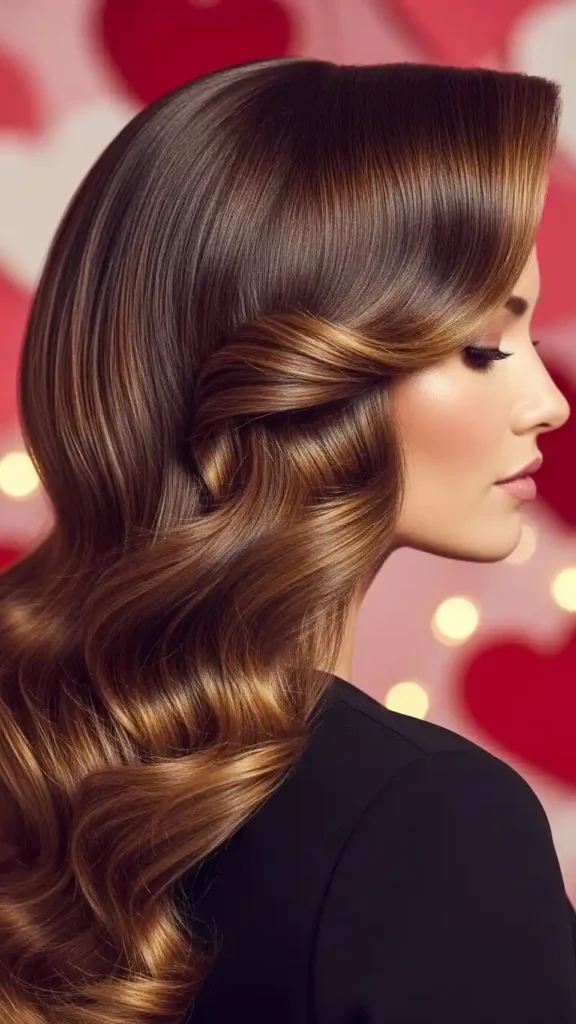 loose-hollywood-waves-with-shine-serum