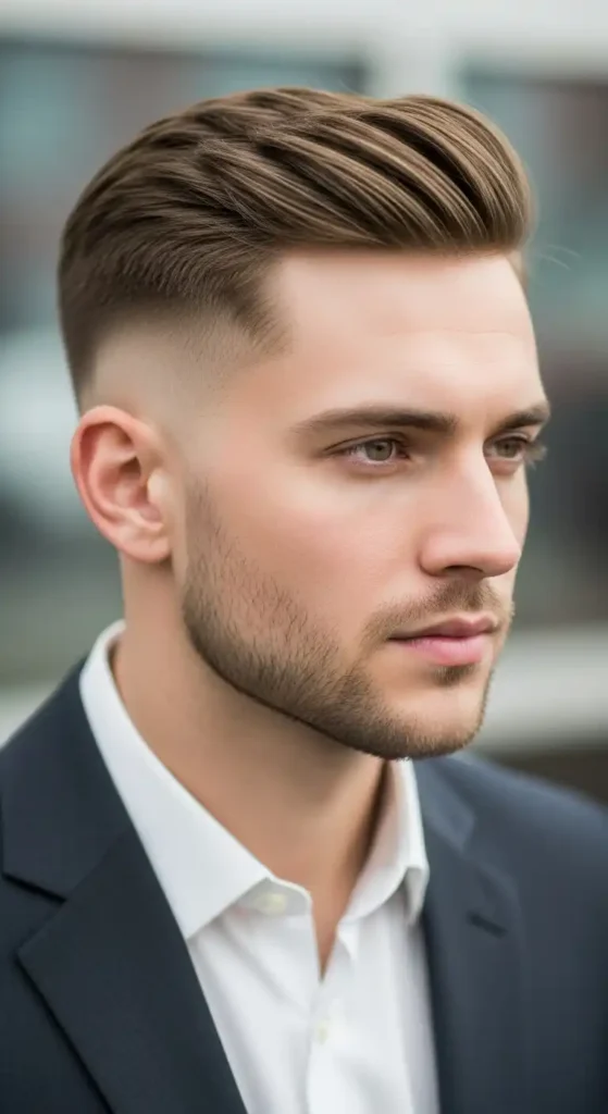 15+ Top Business Haircuts for Men That Look Polished and Smart 5 low-fade-with-comb-over