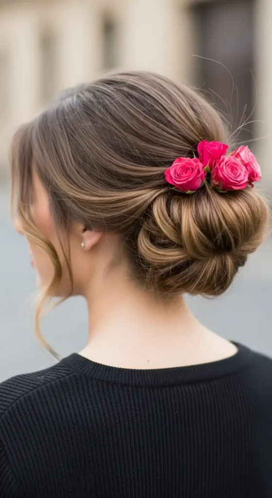 low-messy-bun
