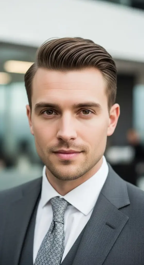 15+ Top Business Haircuts for Men That Look Polished and Smart 17 neat-temple-fade-business-cut