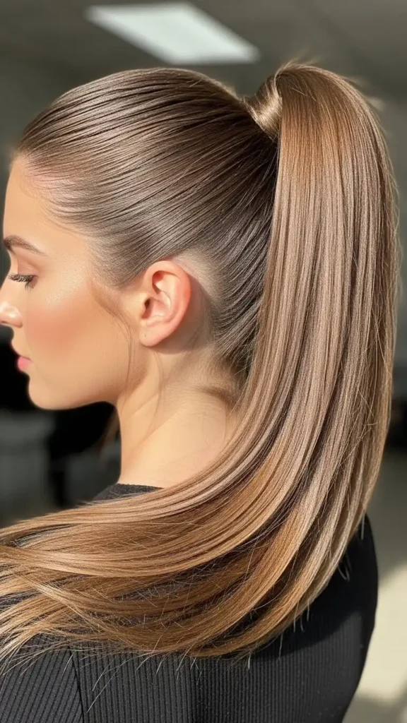 sleek-high-ponytail