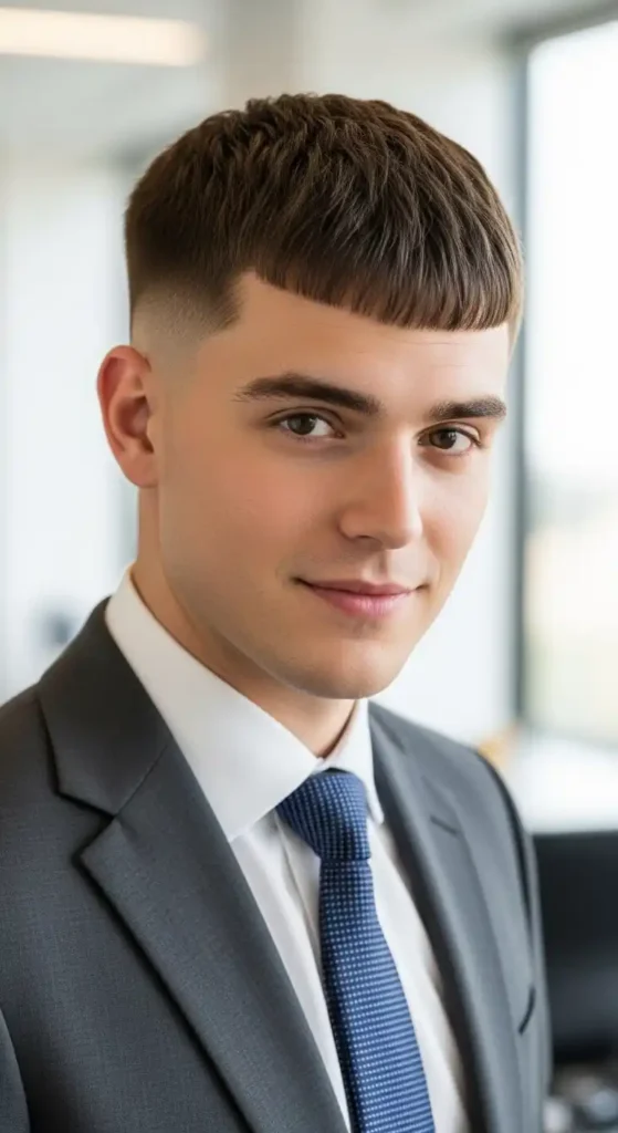 15+ Top Business Haircuts for Men That Look Polished and Smart 15 tidy-french-crop