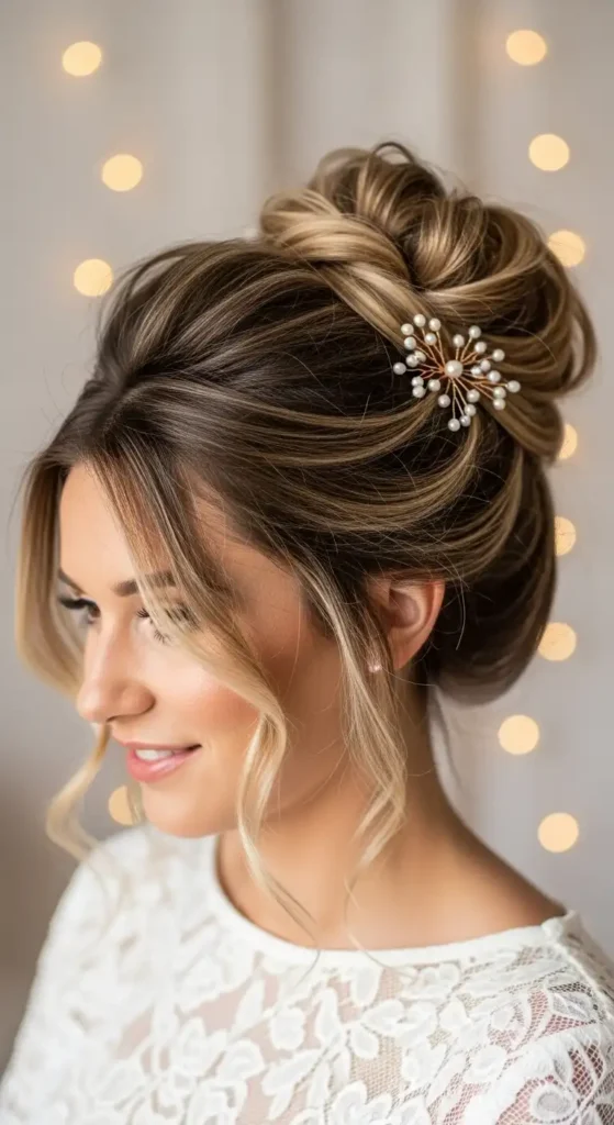 Top 18 Valentine’s Cute Hairstyles for Women to Try on Date Night 10 tousled-french-twist-1
