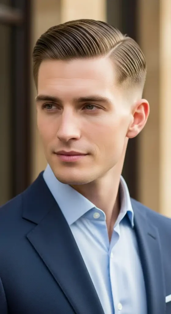 15+ Top Business Haircuts for Men That Look Polished and Smart 18 traditional-gentleman-cut