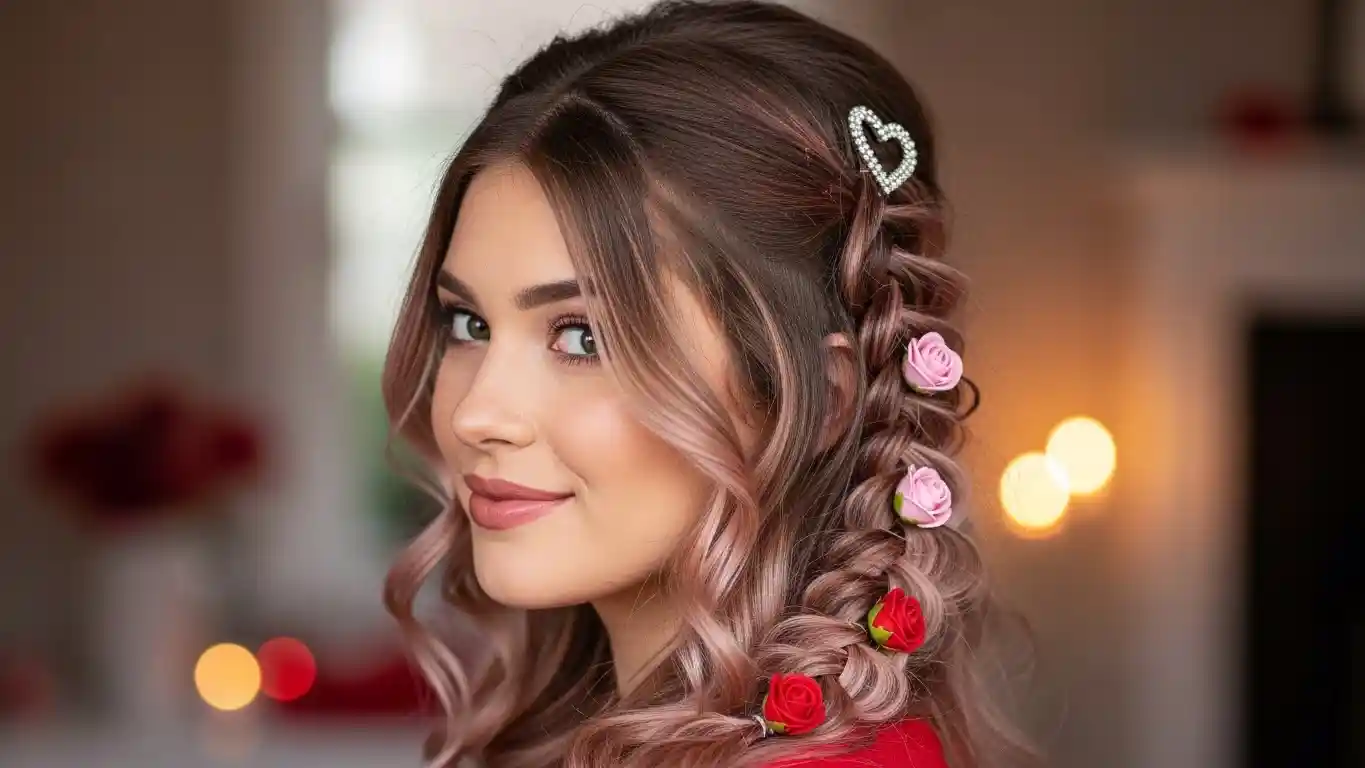 trendy-valentine-hairstyle-idea-women