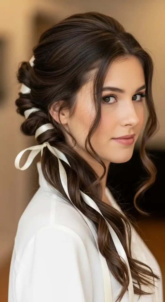 twisted-half-up-ribbon-style