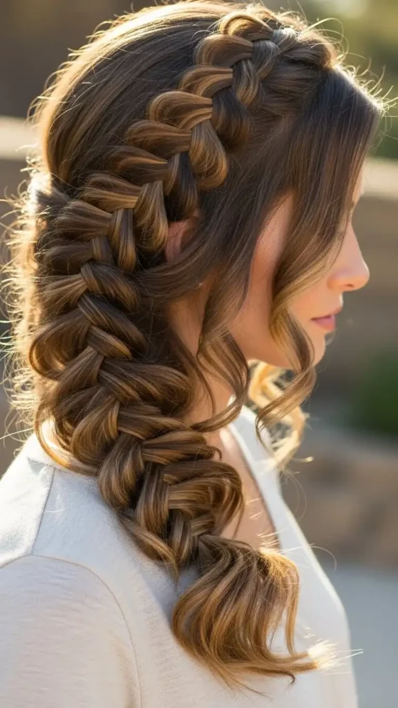 waterfall-braid-with-curls