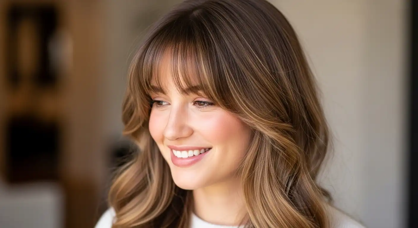 20 Cute Curtain Bangs Styles for Women This Season 2