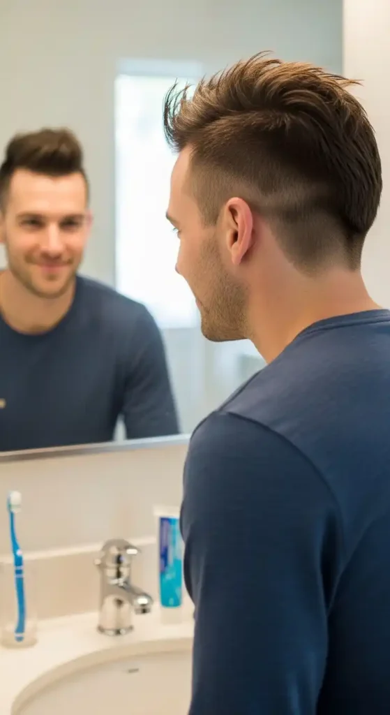17 Easy Hairstyles for Busy Mornings You Can Style in Minutes 14 faux-hawk