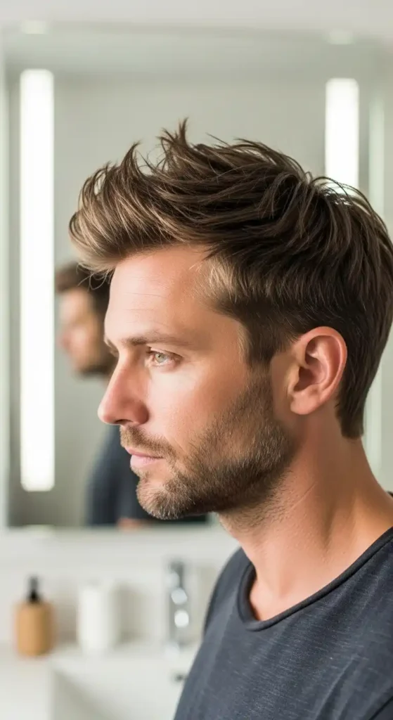 17 Easy Hairstyles for Busy Mornings You Can Style in Minutes 3 messy-textured-top