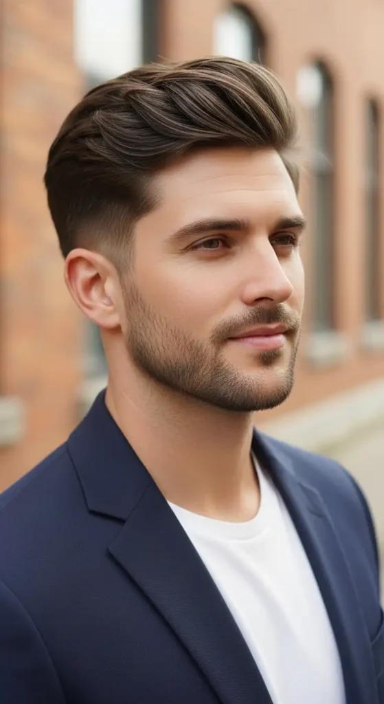 18 Low-Maintenance Men's Hairstyles That Require Minimal Styling 3 burst-fade