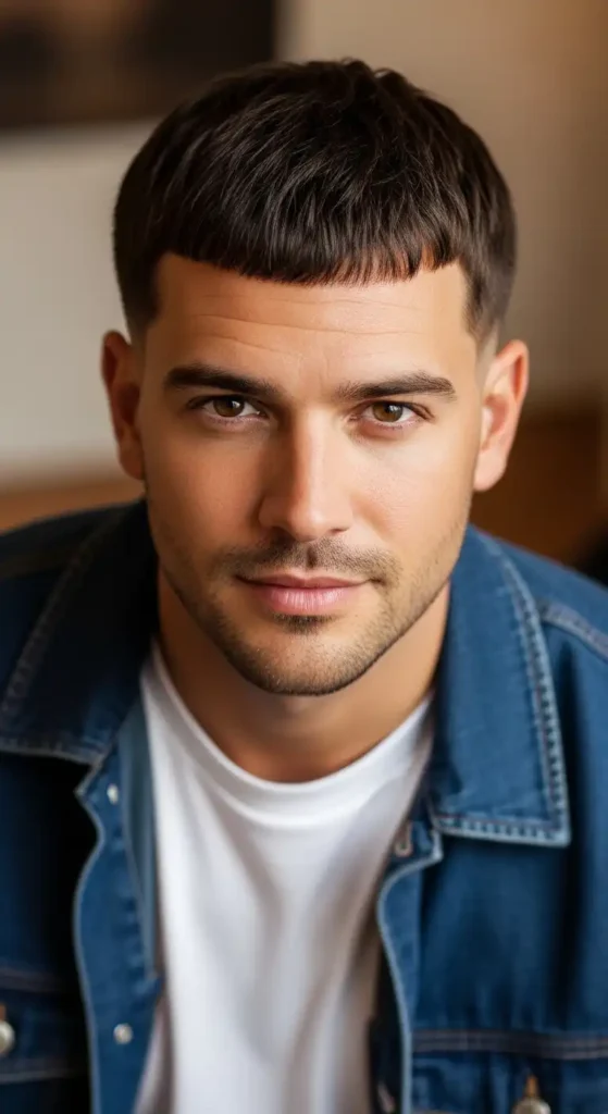 18 Low-Maintenance Men's Hairstyles That Require Minimal Styling 16 caesar-cut