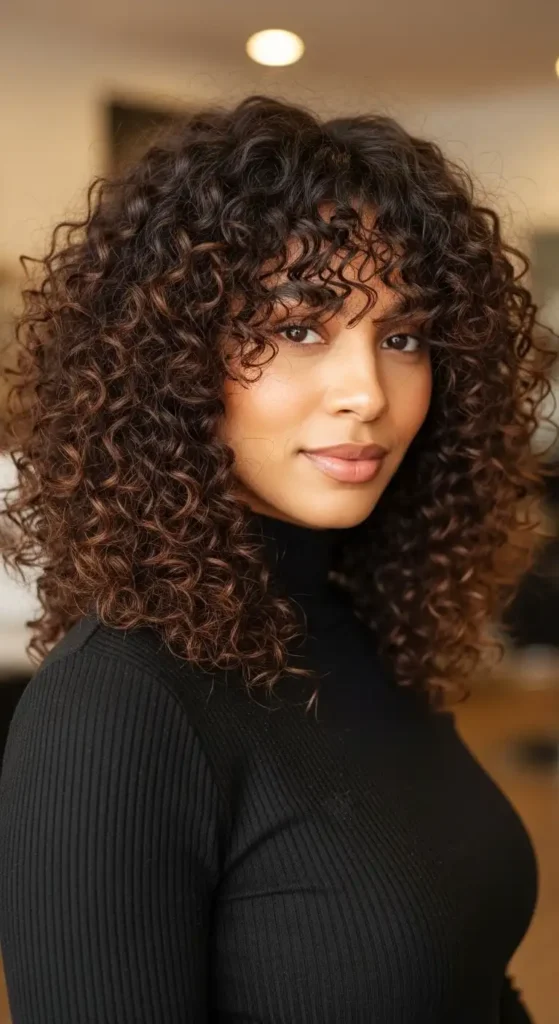 curtain-bangs-on-natural-coily-hair