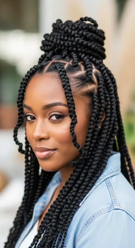 half-up-half-down-twists