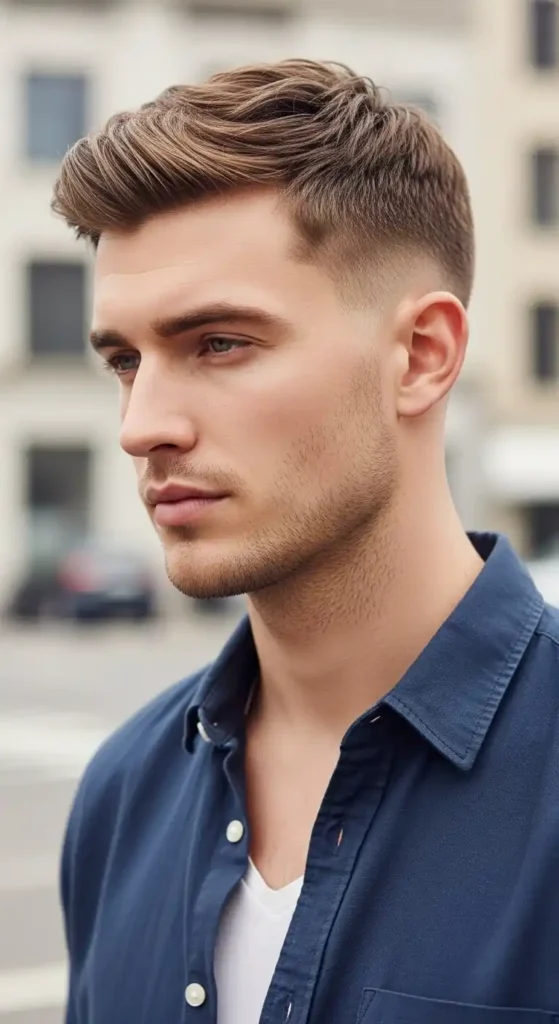 19 Low-Maintenance Haircut Ideas for Men to Look Stylish Every Day 13 vy-league-crew